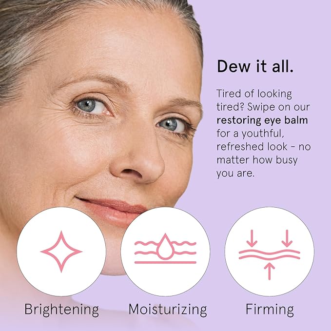 grace & stella Under Eye Brightener Balm Stick - Travel Size Toiletries - Retinol & Caffeine Eye Cream for Dark Circles, Puffiness, Wrinkles - Restore and Hydrate - Vegan Skincare (0.13oz / 3.5g)