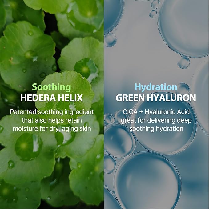 milktouch Green Hyaluron Toner Pads - Hydrating & Soothing Facial Pads w/Hyaluronic Acid & Centella Asiatica for Sensitive Skin, Pore Care, Daily Use, Calming, Moisturizing, Korean Skincare 60pcs