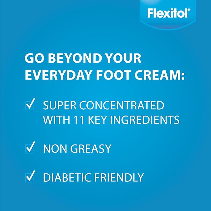 Flexitol Heel Balm, Rich Moisturizing & Exfoliating Foot Cream, Original Version, 4 Oz