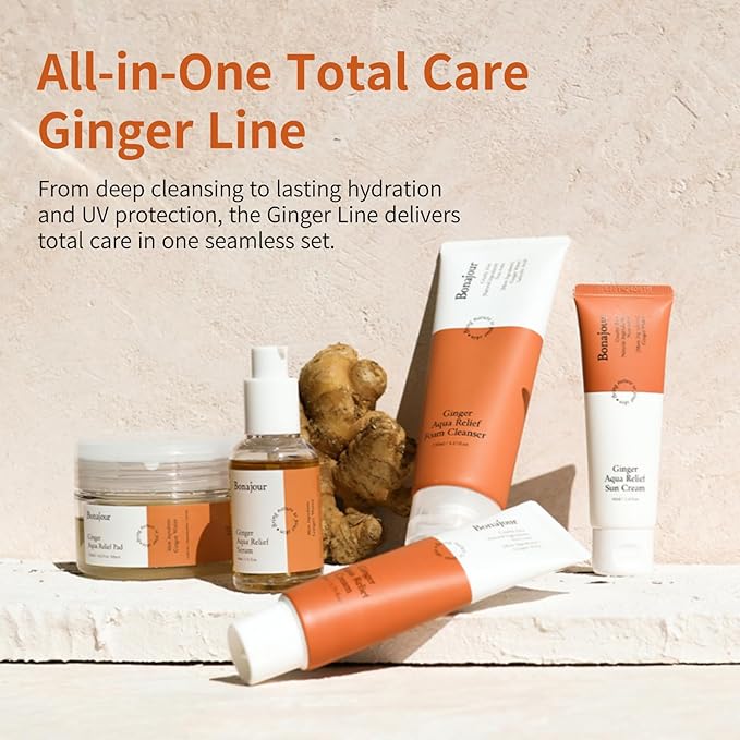 [BONAJOUR] Ginger Aqua Relief Cream, Gentle Exfoliation and Soothing