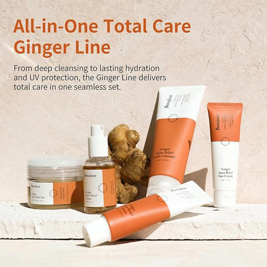 [BONAJOUR] Ginger Aqua Relief Cream, Gentle Exfoliation and Soothing