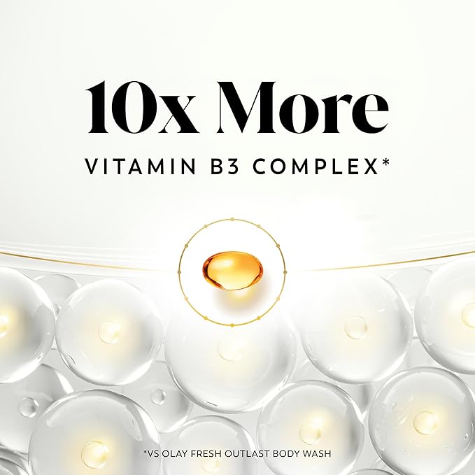 Olay Body Wash for Women, Elasticity Boosting, Collagen Peptide Serum Complex, Renews Moisture, Free of Parabens & Phthalates, Vitamin B3 Lameller Technology, For All Skin Types, 20 fl oz (Pack of 4)