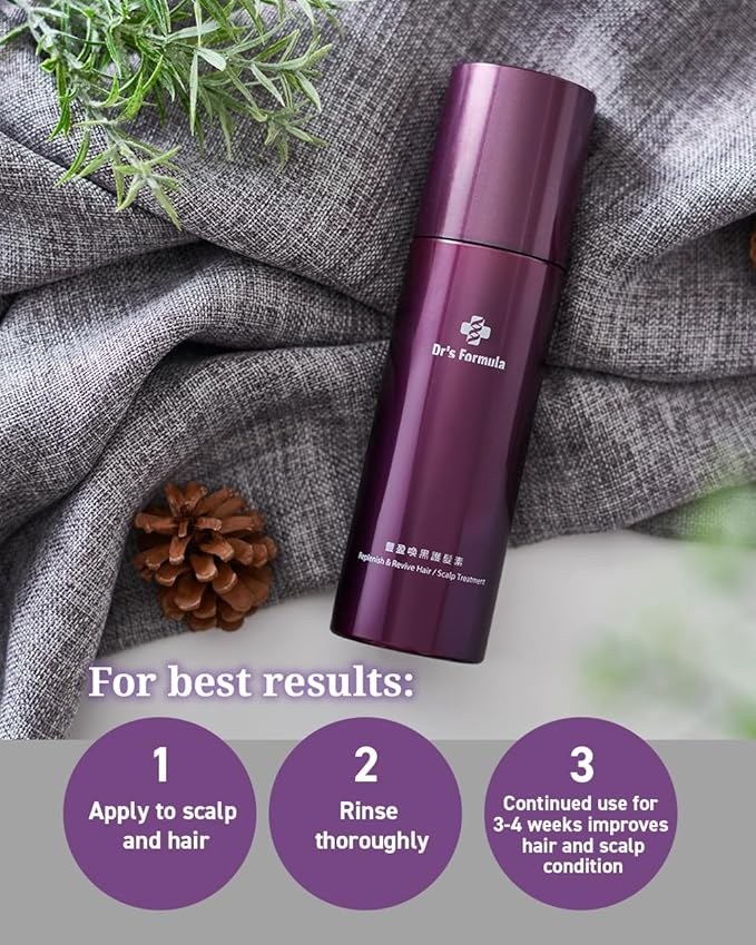 Dr's Formula Age-Defying Hair Conditioner, Delays & Reduces Signs of Aging Gray Hair, Anti-Dandruff Scalp Treatment, Nourishes & Volumizes for Fuller Hair, Daily Use, 8.45 fl oz