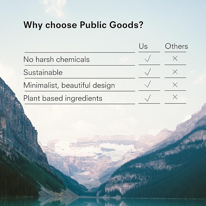 Public Goods Facial Cleanser & Moisturizer for Men & Women | Moisturizing & Hydrating Foaming Cleanser | Removes Dirt & Oil | Makeup Remover | Vegan Friendly | Made in USA | 5 Fl Oz Bottle