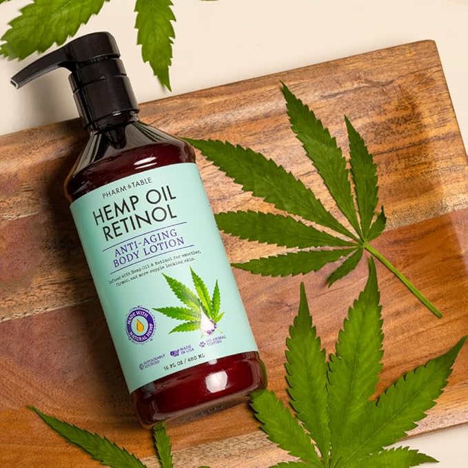 Hemp Oil Retinol Anti Aging Body Lotion 480ml