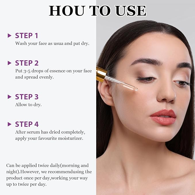 Venature Bakuchiol Retinol Serum, Retinol & Vitamin for Wrinkles Bakuchiol Face Serum Korean (2Pcs)