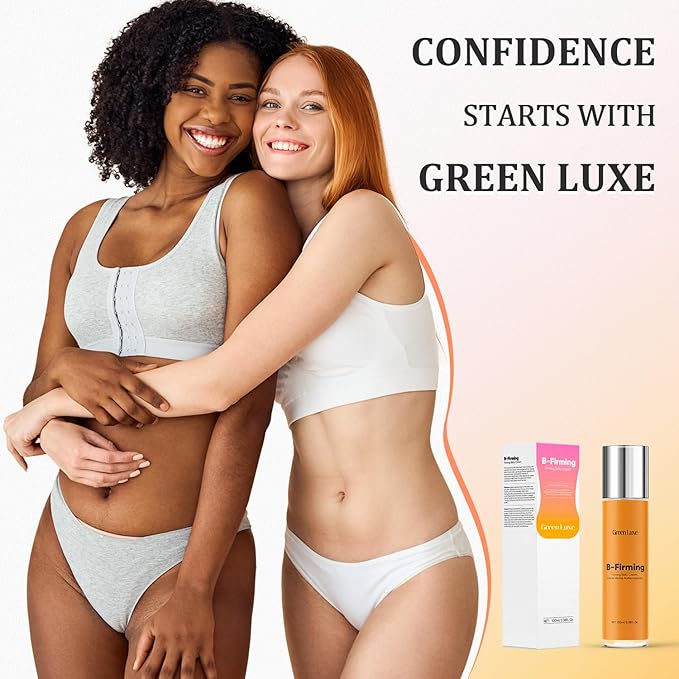 B Flat Belly Firming Cream – Skin Tightening Cream for Body: Lift & Tone Tummy, Thighs, Booty & Arms – Stretch Mark & Cellulite Sculpting Lotion for Women – 3.38 Fl Oz