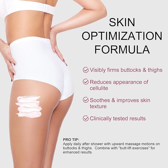 B-TIGHT Body Cream, 200ml Leave-On Booty Enhancing Mask, Moisturizing Cream, Leave-On Cellulite Mask - Tightens Sagging Skin, Enhances Elasticity for a Toned Appearance