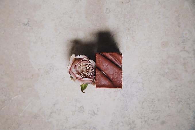 Osmia Skincare - Natural Rose Clay Facial Soap Bar | Coconut Milk, Jojoba Oil, Mango Butter | Soothe, Plump, Soften | Clean Beauty For Healthy Skin (2.25 oz | 64 g)