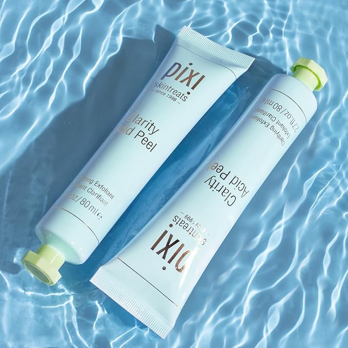 Pixi Clarity Acid Peel | Gentle Exfoliator with AHA, BHA & Probiotics | Purifies, Hydrates & Minimizes the Appearance of Pores | 2.7 fl oz/80 ml