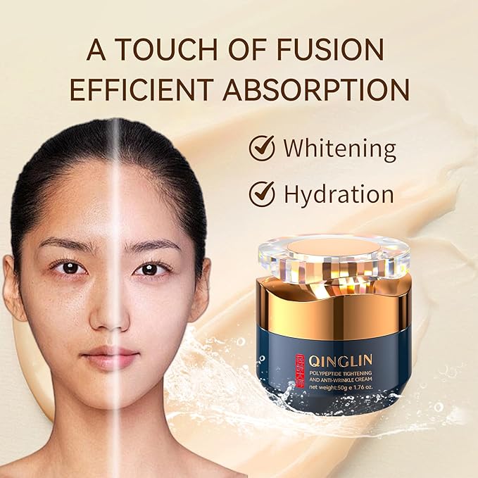 QINGLIN Polypeptide Tightening Anti-Wrinkle Cream, Firming and Smoothing Face Moisturizer， Lift & Hydrate Full Face for Youthful Skin