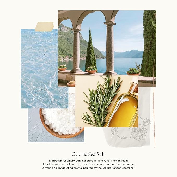 Thymes Moisturizing Hand Lotion for Dry Skin - Moisturizer for Beauty and Personal Care - Luxury Hand Lotion for Women & Men with Shea Butter & Aloe Vera (Cyprus Sea Salt, 9 fl oz)