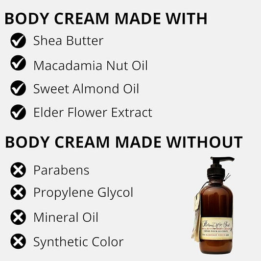 Barefoot Venus Macadamia Nut Oil and Almond Oil Body Cream 225 ML / 8 Oz (Midnight Muse)