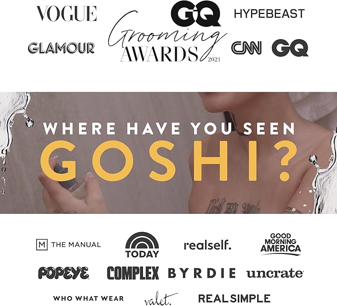 GOSHI Super Vitamin Elixir Toner for All Skin Types 5 fl. oz - Nourishing Face Toner Spray Infused with Vitamin E, Cold-Pressed Sesame Oil, Wild Thyme and More Plant Extracts - Made in Japan