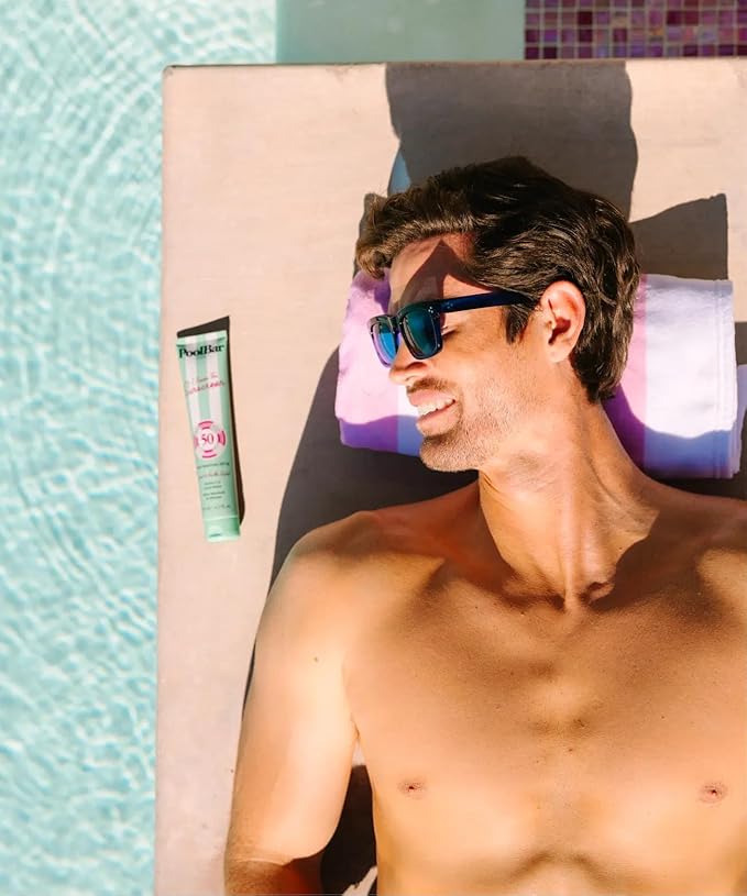 PoolBar SPF 50 Hydrating Mineral Body Sunscreen Cream for Women and Men Skin Care - Coconut Vanilla Scent Sun Care, Vegan and Water Resistant, Broad Spectrum Sunscreen, 130 ml (4.3 Fl. Oz) (Pack of 3)