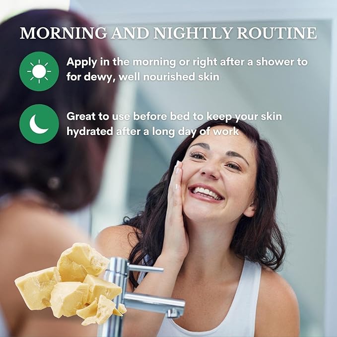 White Naturals Organic Cocoa Butter 8 oz,Unrefined, Raw, 100% Pure, Natural, Food Grade, Great for Hair and Skin, Use For DIY Recipes, Whipped Body Lotions, Soap Making, Creams, Shampoo, Lip Balm