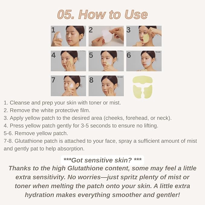 [DermaFi] Glutathione 5% + Collagen 95% Instant Resilience Melting Patch Facial Mask Pack (7 pack) Korean Beauty