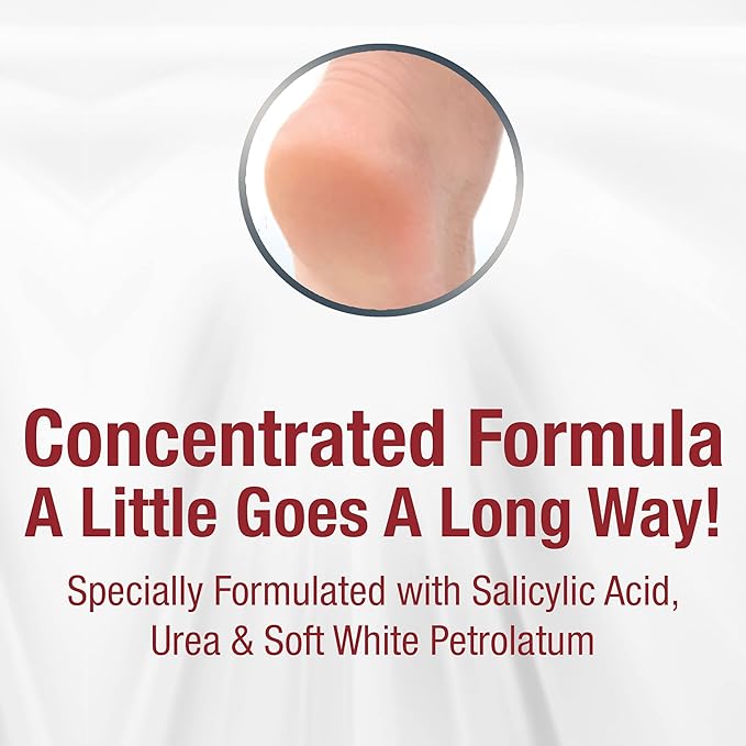 Kerasal Nighttime Intensive Foot Repair, Skin Healing Ointment for Cracked Heels and Dry Feet, 1 oz (Packaging May Vary)