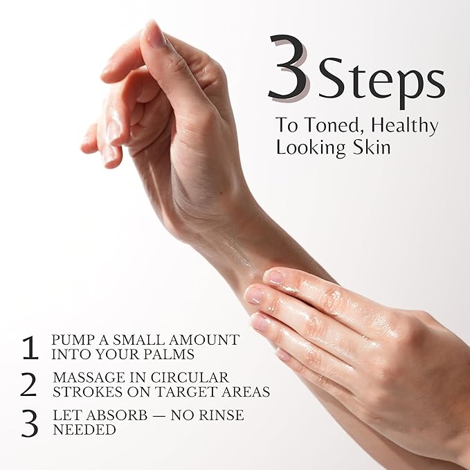 Firming Body Massage Oil for Massage Therapy, Natural Oil with Retinol & Stem Cells for Body, Thighs & Butt, Anti Cellulite, Tightens, Relaxes & Hydrates Skin, 2-Pack