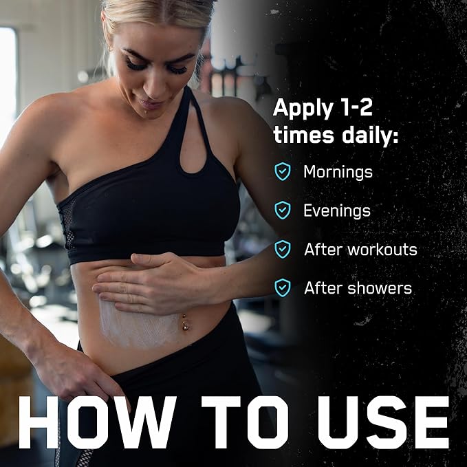 SteelFit Firming Body Lotion - Contouring & Skin Tightening Cream for Body - Firm & Tone Cellulite Remover for Legs Belly & Saggy Skin - Nourishing & Soothing with Shea & Cocoa Butter - Iced Cranberry