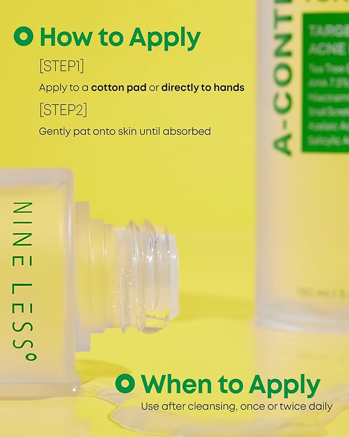 Azelaic Acid Toner – Korean Mild Exfoliating Skin Prep for Acne-Prone Skin – Salicylic Acid for Pores – Calming, Refreshing, Purifying, 5.07 fl.oz.