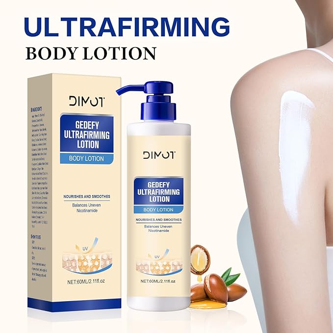 DIMOT Ultra Firming Body Lotion,Tighten Moisturising Skin Body Cream, Anti Aging Nourishes and Smoothes Lotion for All Type Skin Care, Even Tone, 2.11 fl oz (1)