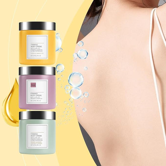 Champagne Lift Firming Body Cream, with Pink Pepperslim for Nourishes Skin Lift Firming Hydrating Cream (Rose)