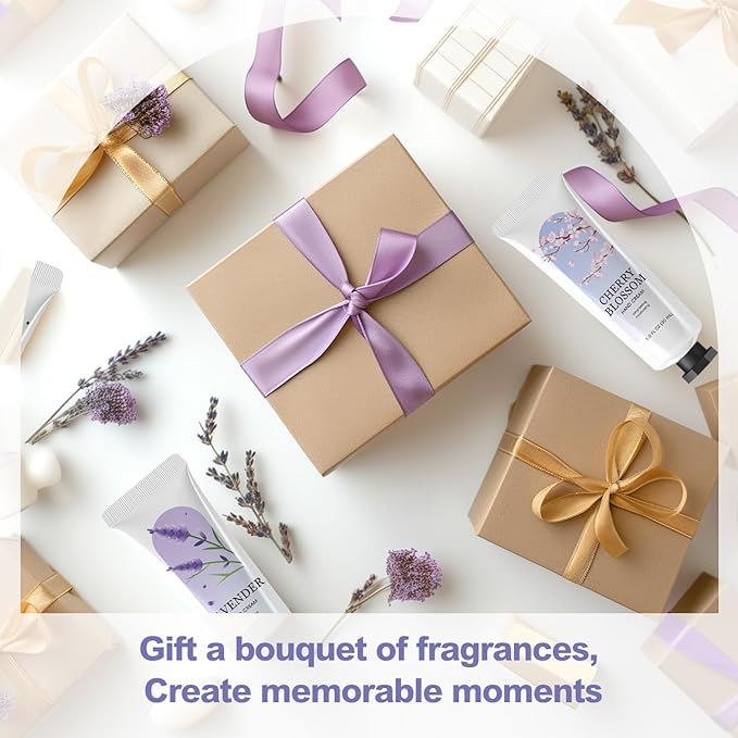 spa luxetique 10 Pack Hand Cream Gifts Mothers Day Gifts for Mom Hand Lotion for Dry Cracked Travel Size Mini Moisturizing Lotion for Women Appreciation Gifts 10 x 1.0 oz/30ml