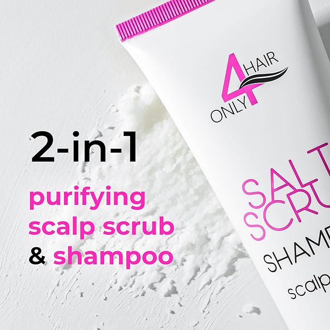 Sea Salt Scrub Shampoo scalp detox treatment