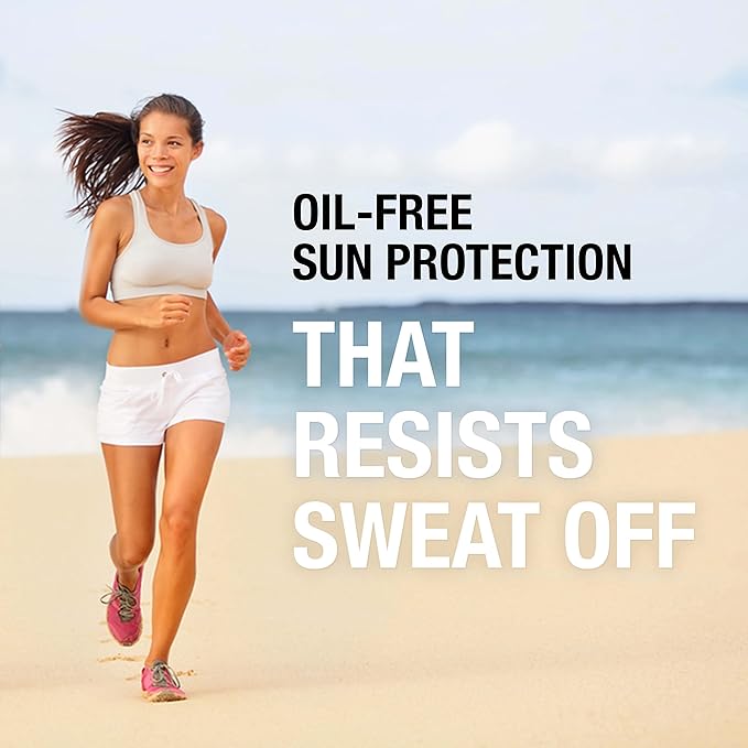 Neutrogena Sport Face Sunscreen SPF 70+, Oil-Free, 2.5 fl oz, Sweat & Water-Resistant, Broad-Spectrum UVA/UVB, Nourish & Restore Skin Balance, Oxybenzone Free Sunscreen For Face