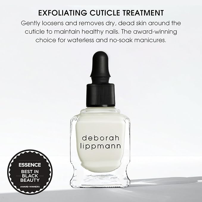 Deborah Lippmann Cuticle Remover Cuticle Softener for Nail Care No Soaking, No Peeling, No Nipping 0.5 Fl Oz