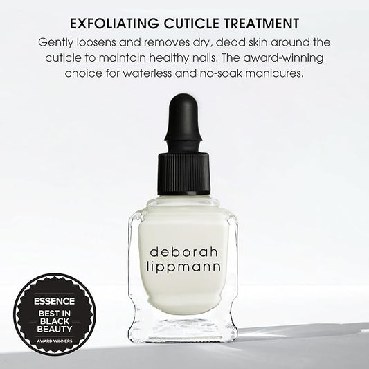 Deborah Lippmann Cuticle Remover Cuticle Softener for Nail Care No Soaking, No Peeling, No Nipping 0.5 Fl Oz