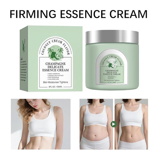 Champagne Lift Body Cream,with Pink Pepperslim Firming Essence Deeply Moisturizing Firming Body Cream.(Coconut Fragrance)