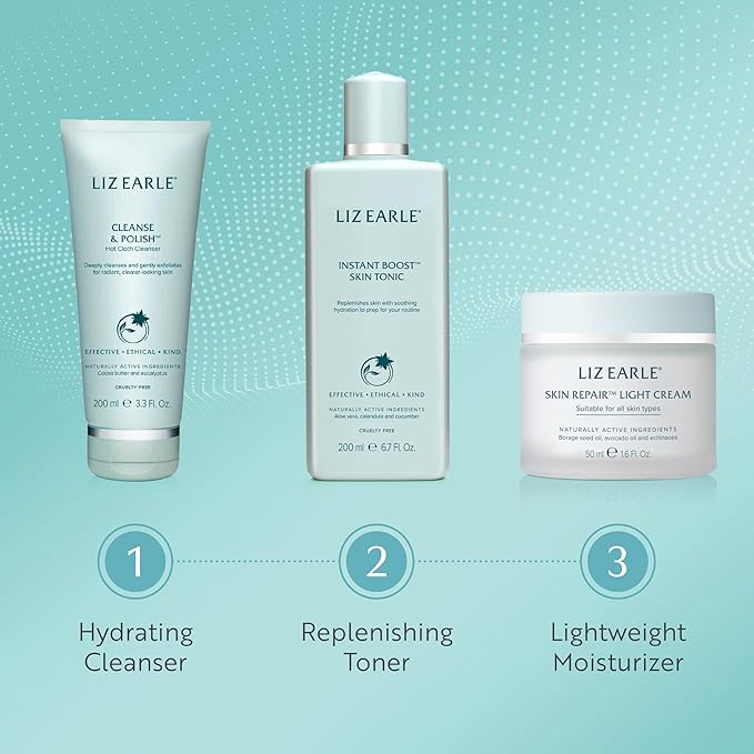 Liz Earle Instant Boost Skin Tonic Face Toner - Hydrating Facial Toner for Dry Skin Enriched with Aloe Vera, Soothing Calendula & Vitamin E to Refresh and Revitalize Complexion (200 ml)