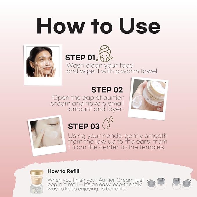 Intensive Firming Rich Cream & Refill, Anti-Aging Moisturizer with Collagen Peptides EGF Hyaluronic Acid for Wrinkle Smooths, Firming, Lifting & Deep Hydration 1.69 Oz * 2ea