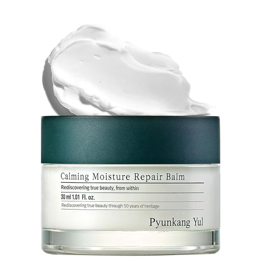Pyunkang Yul PKY Calming Moisture Repair Balm Instantly Calms Sensitive Skin, Face Moisturizer with Deep and Rich Nourishment, Vegan, Korean Skincare (1.01 Fl.Oz, 30ml)