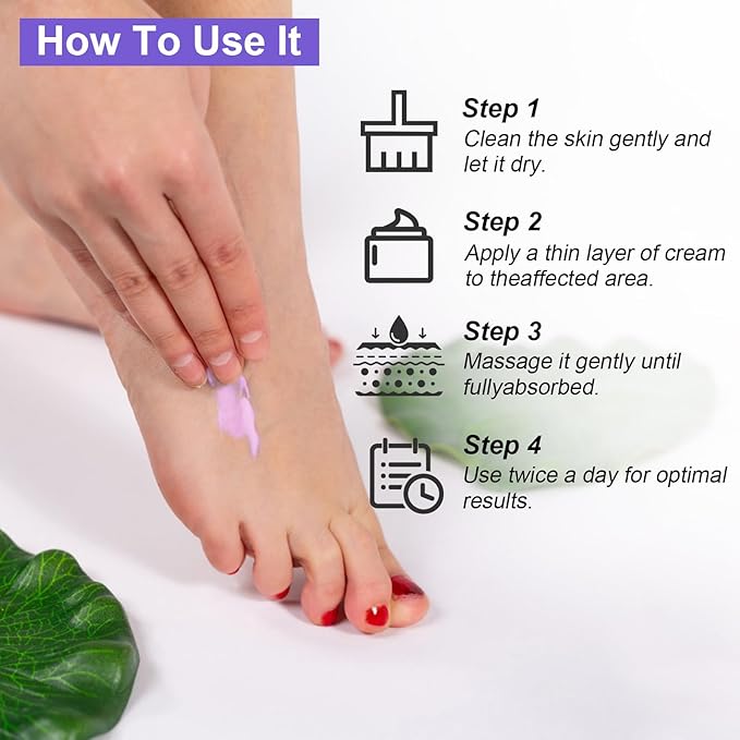 2 Packs Urea Cream 42% Plus Salicylic Acid 2%, 7.06Oz Lavender Foot Cream for Dry Cracked Heels Treatment Knees Elbows Hands Repair Treatment, Callus Remover for Feet, Foot Lotion for Dry Cracked Feet