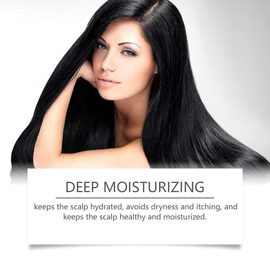 Scalp Scrub with Massaging Brush - 100g Sea Salt Exfoliator Infused with Rosemary & Peppermint Oil for Deep Cleansing, Hydrating Scalp Care Treatment