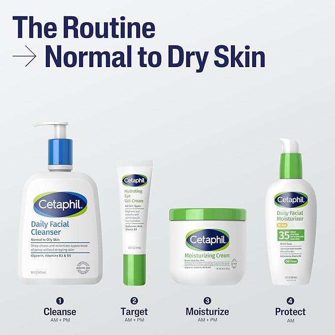 Cetaphil Face Wash, Travel Size Toiletries, Daily Facial Cleanser for Sensitive, Combination to Oily Skin, 2 oz 12 Pack, Gentle Foaming, Soap Free, Hypoallergenic