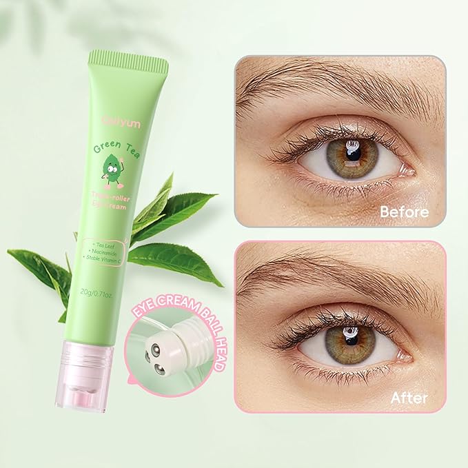 Green Tea Skin Care Set, Korean Style Facial Skincare Products, Routine Skin Care for Teens, Gift Set with Toner, Facial Cleanser, Clay Mask, Eye Cream, GUASHA Broad, Face Wash Brush & Headband