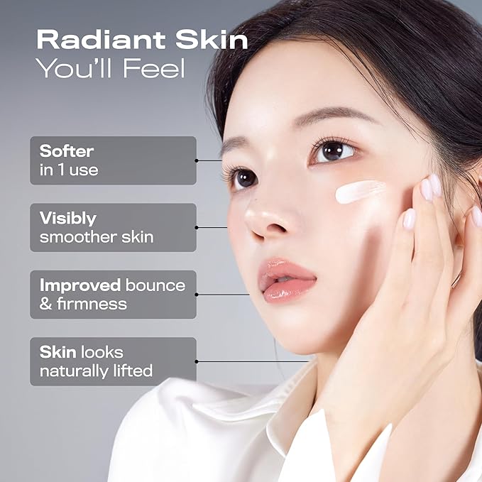 Anti-Aging Skin Tightening Face Moisturizer with Vegan Collagen, Hyaluronic Acid, and Niacinamide - Korean Skincare for Fine Lines and Wrinkels, 2 Fl Oz