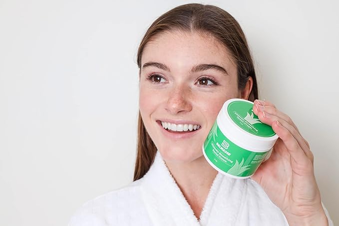 Ultimate Smoothing Facial Cream – Hydrating Anti-Aging Moisturizer with Aloe Vera, Coconut Oil, Cucumber Extracts, Glycolic & Lactic Acid & Vitamin E – Nourishing & Exfoliating Face Cream