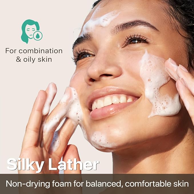 Foaming Face Wash Cleanser – Made in USA with Hydrating Natural & Organic Vegan Ingredients, Gentle Non-Toxic Daily Facial Wash for Sensitive, Oily & Blemish Prone Skin for Women, Men & Teens