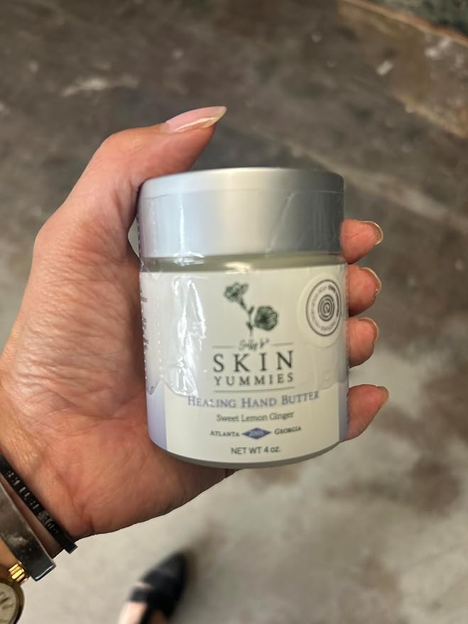 Sally B’s Non-toxic Extra Dry Hand Lotion/Kokum and Shea Butter Cream/Jojoba and Olive Oil/EWG Verified/ 4 oz (Lemon)