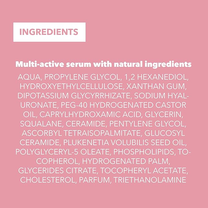 Exception Rosée - Regenerating Facial Sheet Mask - Hydrating & Brightening - With Ceramides & Omega-3 & 6 - Brightening, Firming & Revitalizing - Multi-Active Serum Formula - 1 Pack