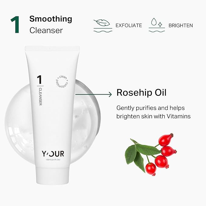 Y’OUR Acne-Care Sets: Acne Treatment Duo, 3-Step Acne Set, Purify & Treat Acne Set, Bloom & Blur Acne Set, Adult Acne Set. 4-Step Purifying Acne System. Made in USA