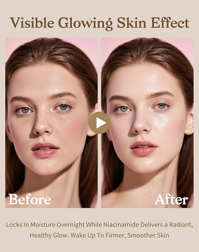 Collagen Night Wrapping Mask, Rice Mask for Face, Peel Off Face Mask for Elasticity, Hydrating & Glow, Korean Skin Care, 2.53 FL.OZ