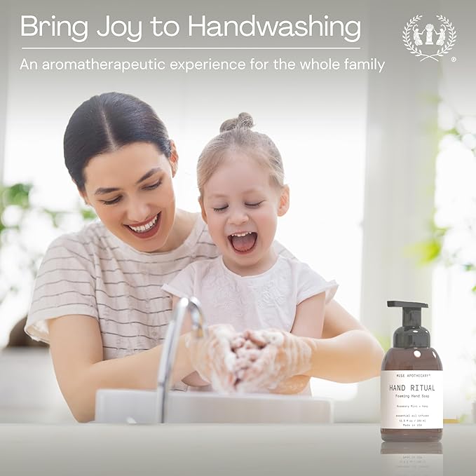 Muse Apothecary Hand Ritual - Aromatic and Nourishing Foaming Hand Soap, Infused with Natural Aromatherapy Essential Oils - USDA Certified Biobased - 11.5 oz, Aloe + Eucalyptus + Lavender, 3 Pack