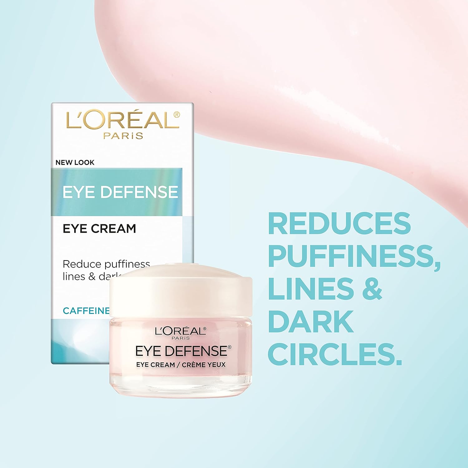 L'Oreal Paris Eye Defense Cream with Caffeine & Hyaluronic Acid