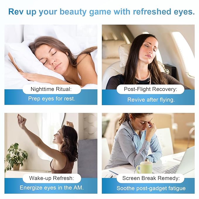 Dongyu Anti-Aging Eye Cream for Wrinkles: Under Eye Cream with Snail Mucin Caffeine for Fine Lines Puffiness - Firming Eye Serum for Women